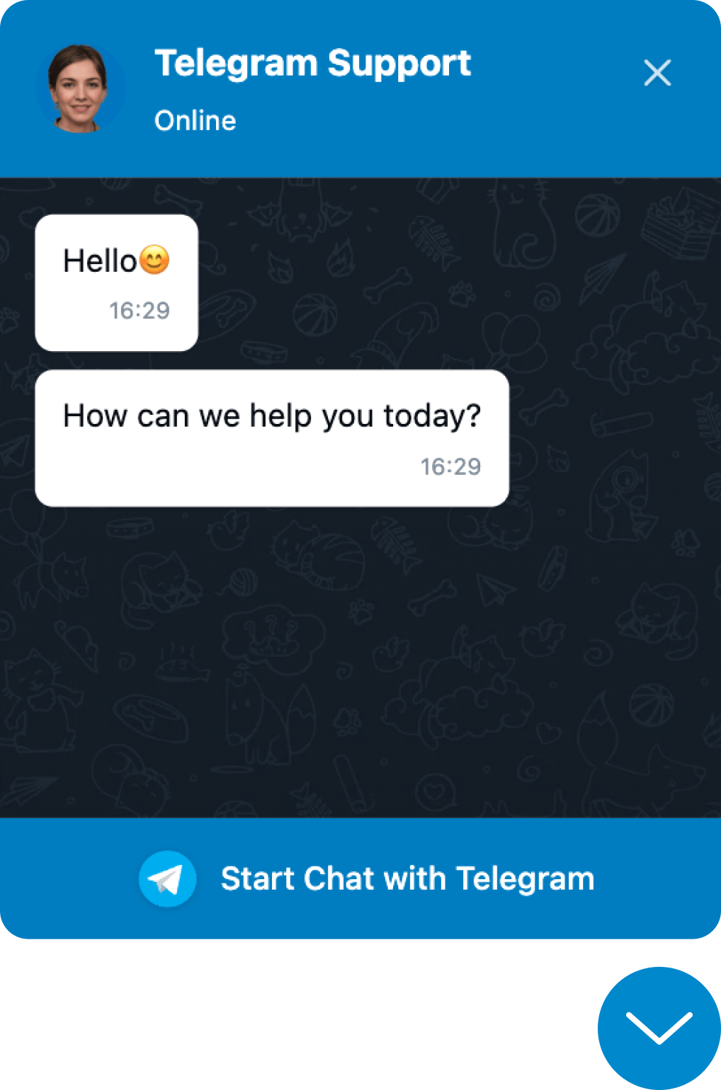 Telegram Support Preview